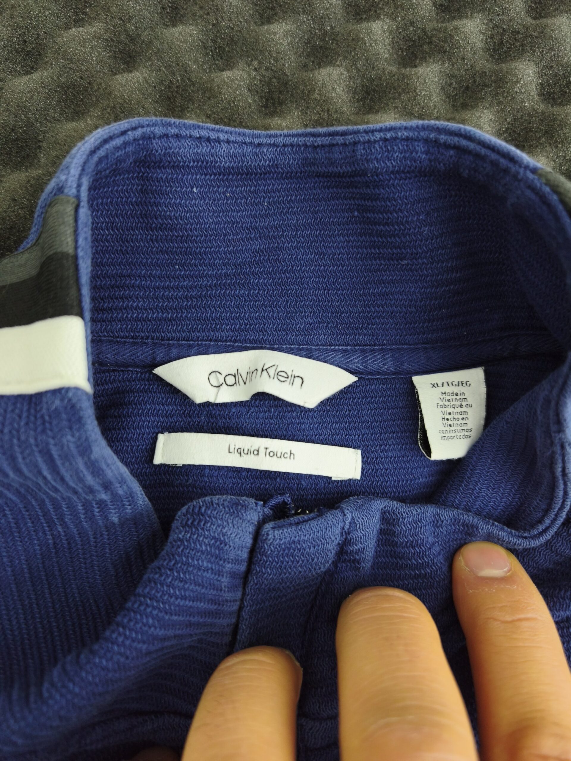 Calvin Klein Quarter-Zip (blau) – Bild 2