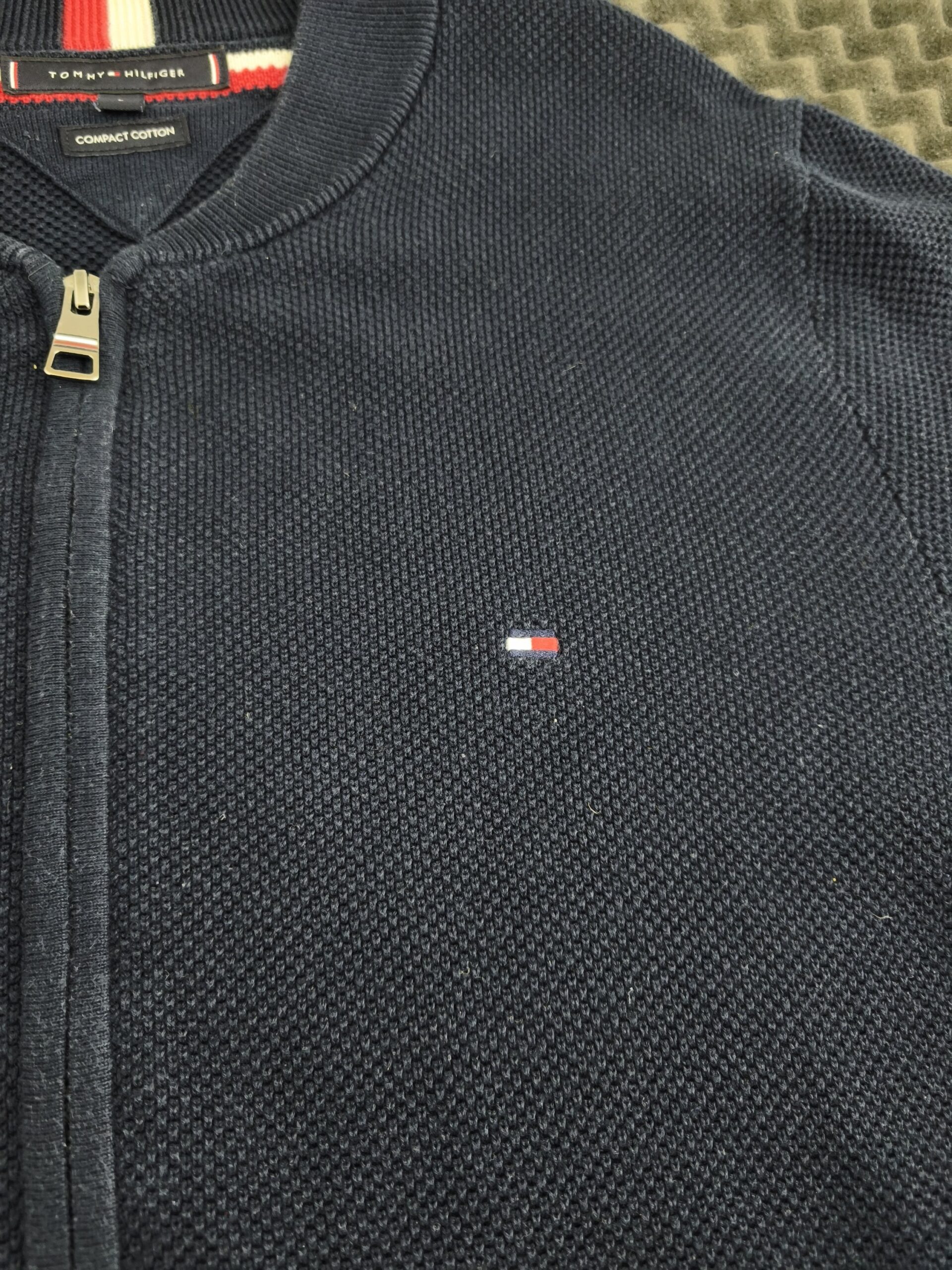 Tommy Hilfiger Strickjacke (dunkelblau) – Bild 2