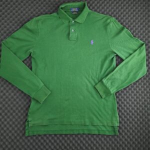 Polo Ralph Lauren Langarm-Poloshirt (grün)