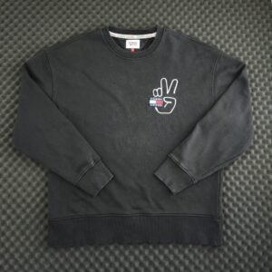 Tommy Jeans Peace Smiley Sweatshirt (schwarz)