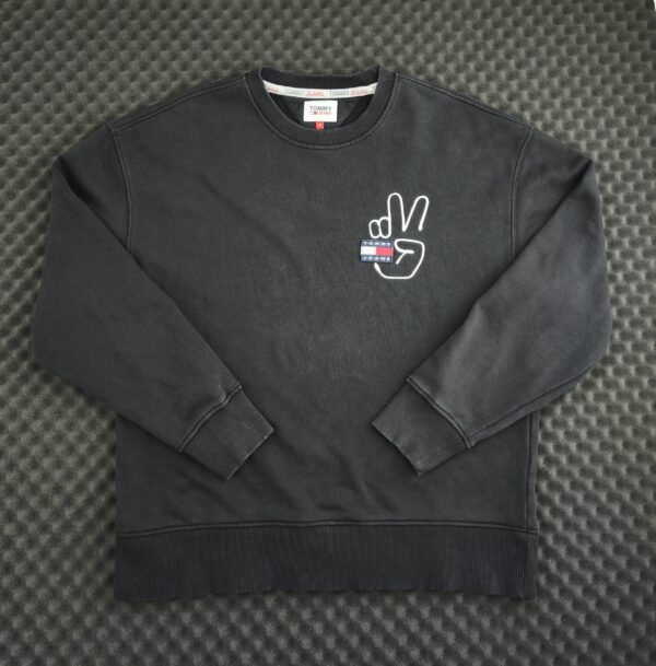 Tommy Jeans Peace Smiley Sweatshirt (schwarz)