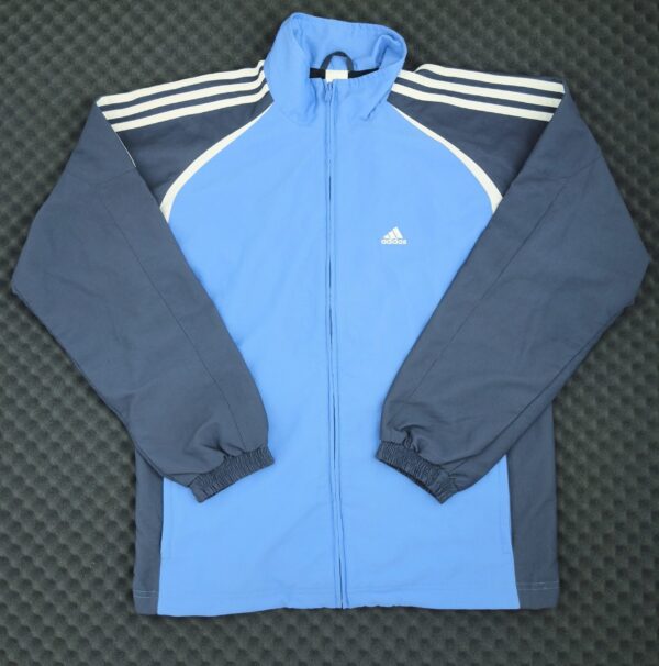 Adidas vintage style Track Jacket - Y2K style Windbreaker (hellblau)