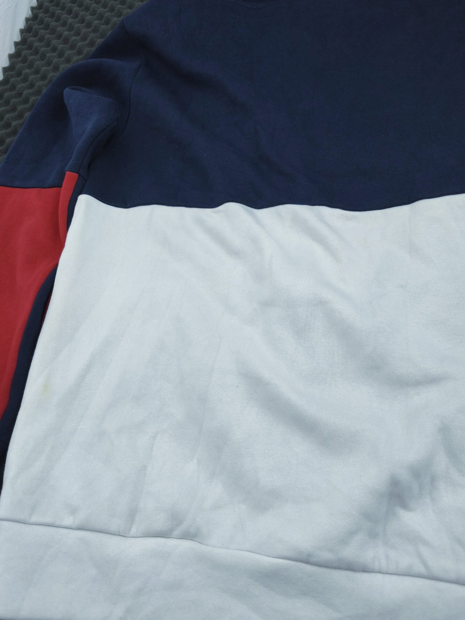 Adidas Essentials Colorblock Zip Hoodie (rot/blau) – Bild 5