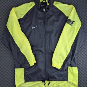 Original Nike Teamwear 1997/98 Jacke | Vintage 90s Jacket Black/Yellow Gr. XL