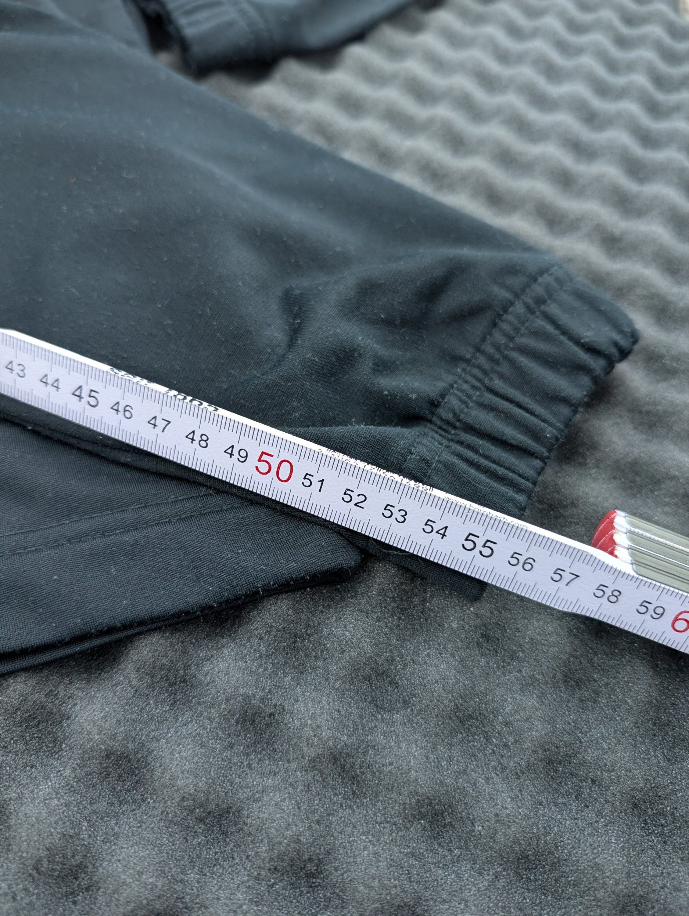 Nike Trainingsjacke Schwarz / Track Jacket mit weißem Reißverschluss Gr. M – Bild 7