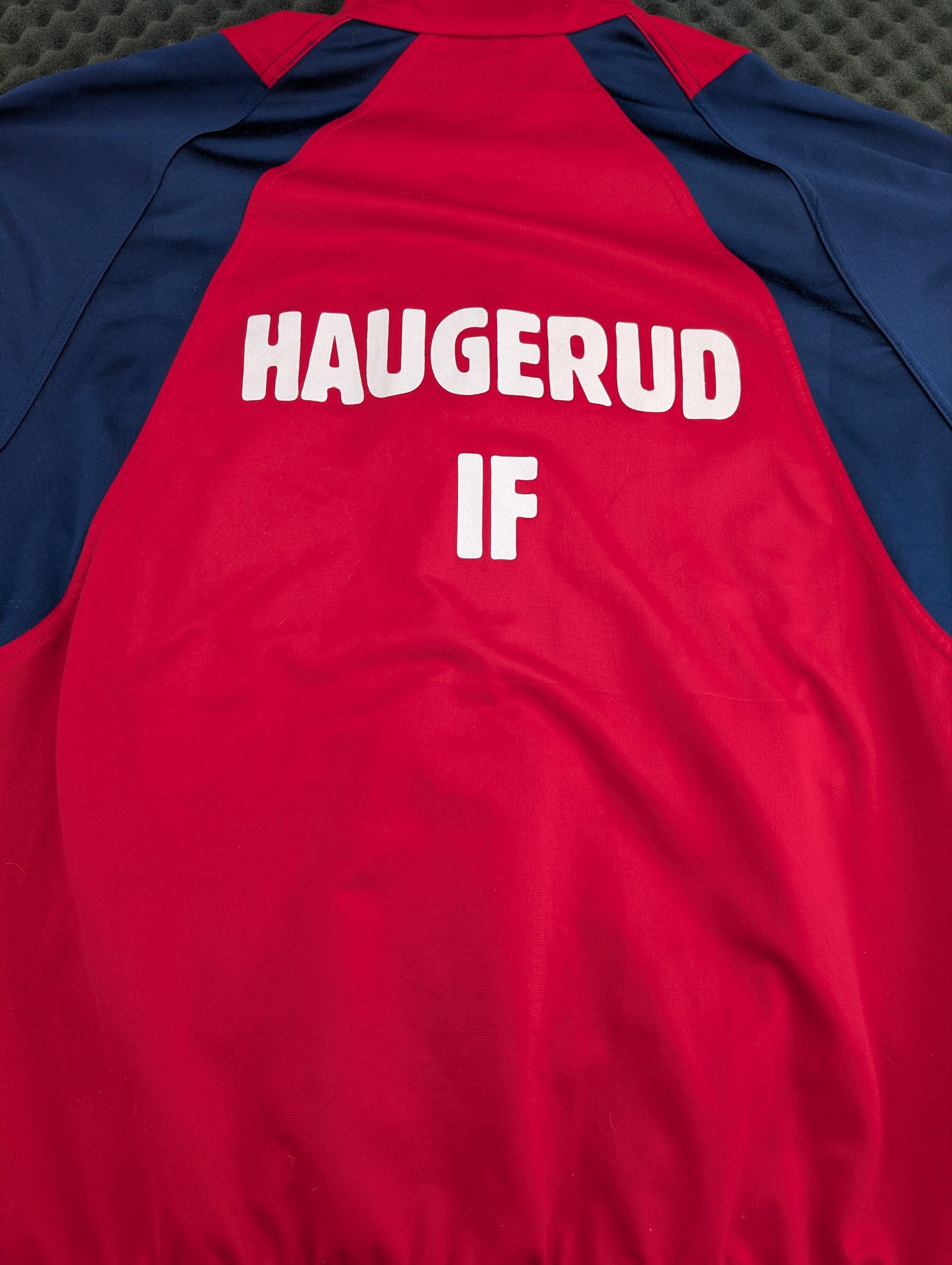 Adidas Trainingsjacke Rot/Blau "Haugerud IF" Vereinsjacke Gr. S – Bild 6