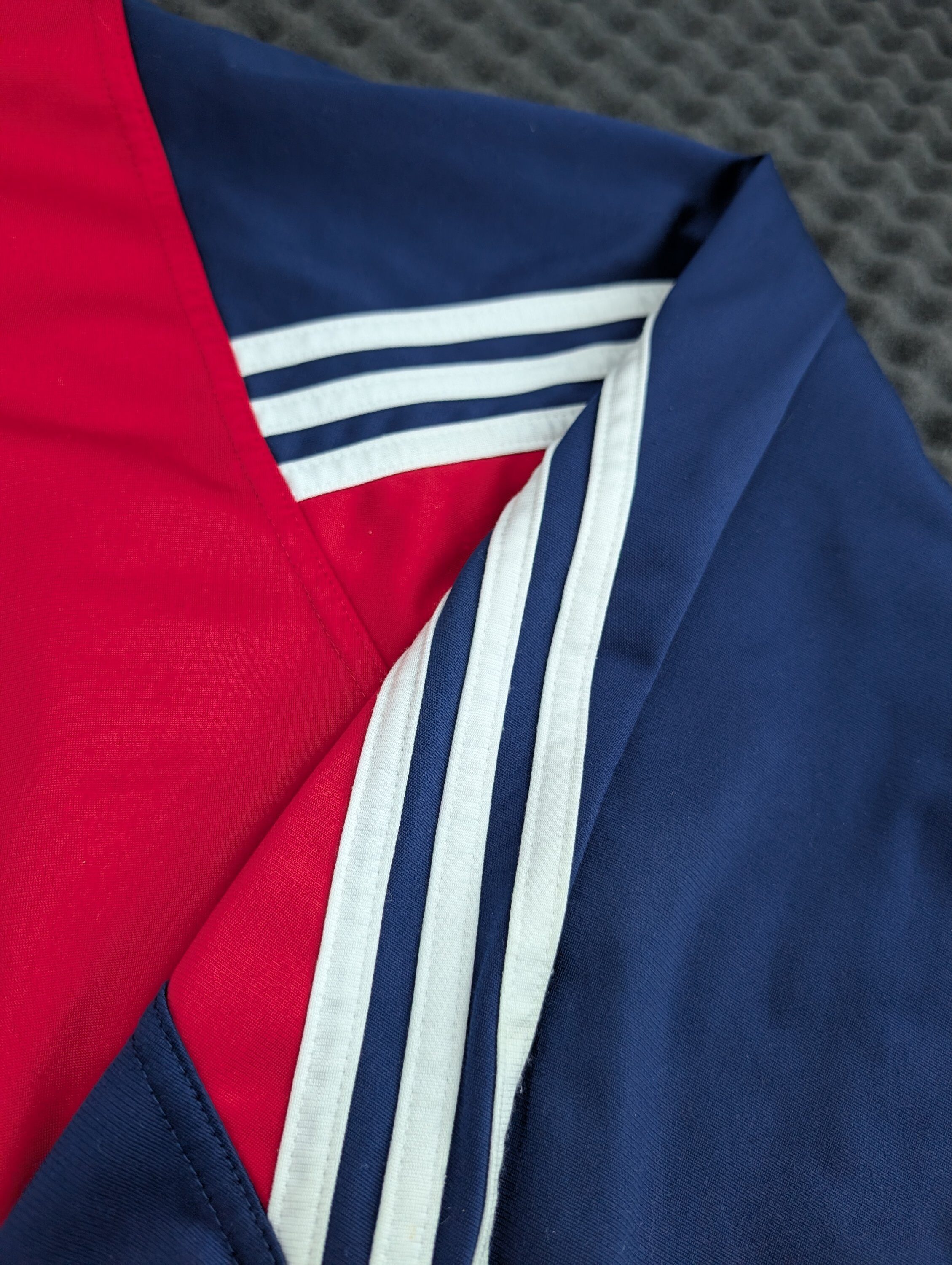Adidas Trainingsjacke Rot/Blau "Haugerud IF" Vereinsjacke Gr. S – Bild 5